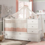 Baby Romantic Convertible Baby Bed 80x180cm