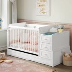 Baby Romantic Swinging-Convertible Baby Bed (70x115-70x160cm)