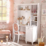 Romantica Study Desk with Unit