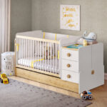 Baby Natura Swinging Convertible Baby Bed (70x115-70x160cm)