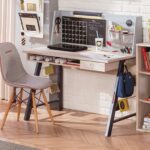 Trio Medium Study Desk with Unit