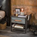 Dark Metal Nightstand