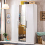 White 3 Doors Wardrobe