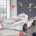 Race Cup Carbed White with Friend Bed 90x190cm