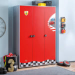 Race Cup 3 Doors Wardrobe
