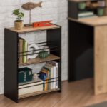 Black Small Bookcase