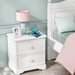 Rustic White Nightstand