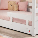 Montes White Fence Safety Bar