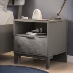 Space Gray Nightstand