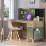 Loof Study Desk with Unit