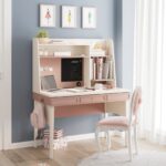 Elegance Study Desk with Tall Unit