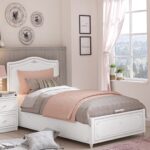 Selena Grey Bed with Base 120x200cm