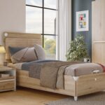 Duo Line Bed with Base 120x200cm