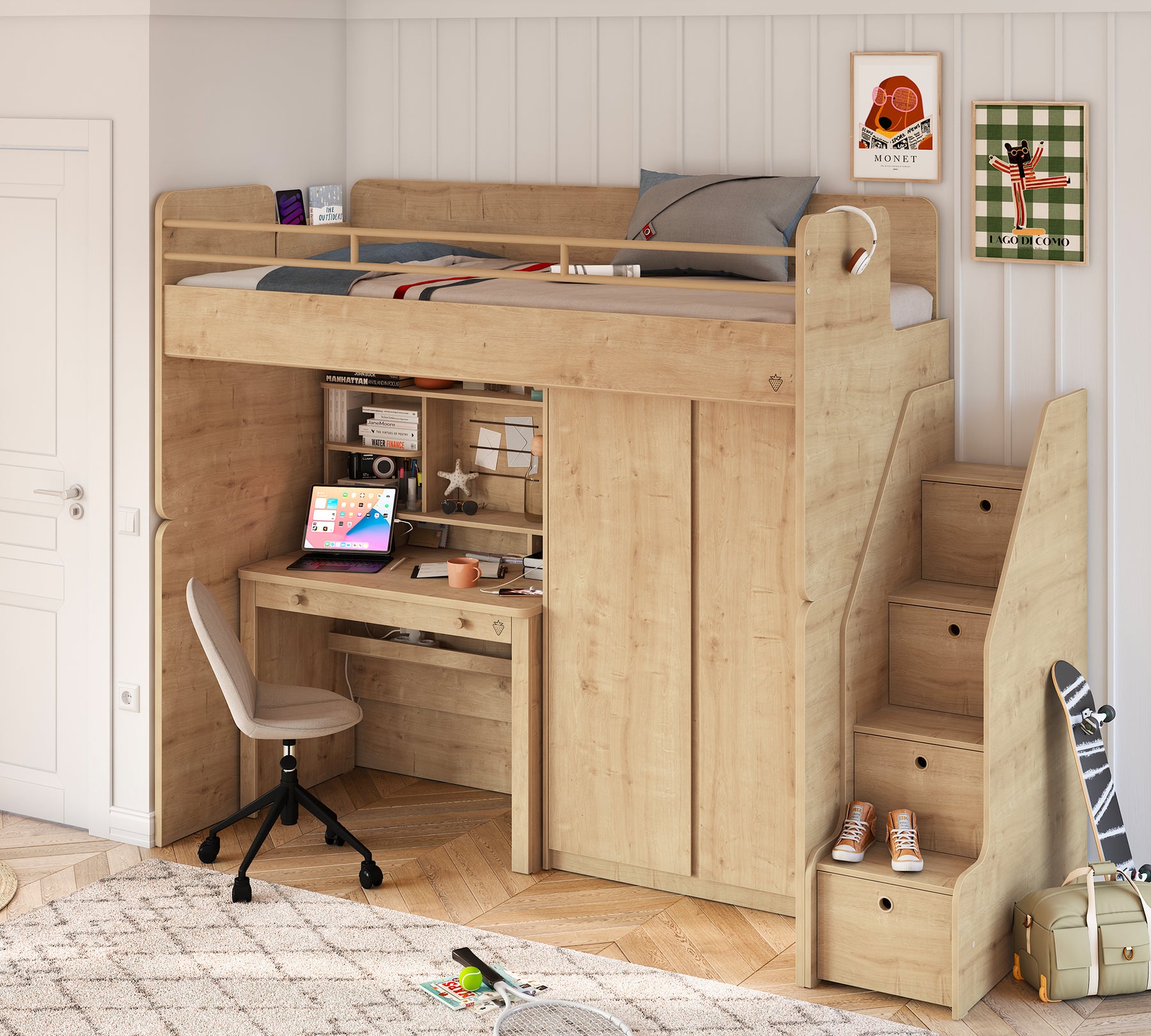 Studyo-Set-02-01_1800x1800 Studio Oak Set (90x200cm) - Image 1