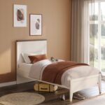 Lapel Bed with Headboard 100x200cm