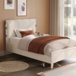 Lapel Bed with Base with Elit Headboard 120x200cm