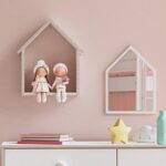 Montes White Fence Mirror Set