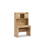 Mocha Small Study Desk with Cabinet Unit