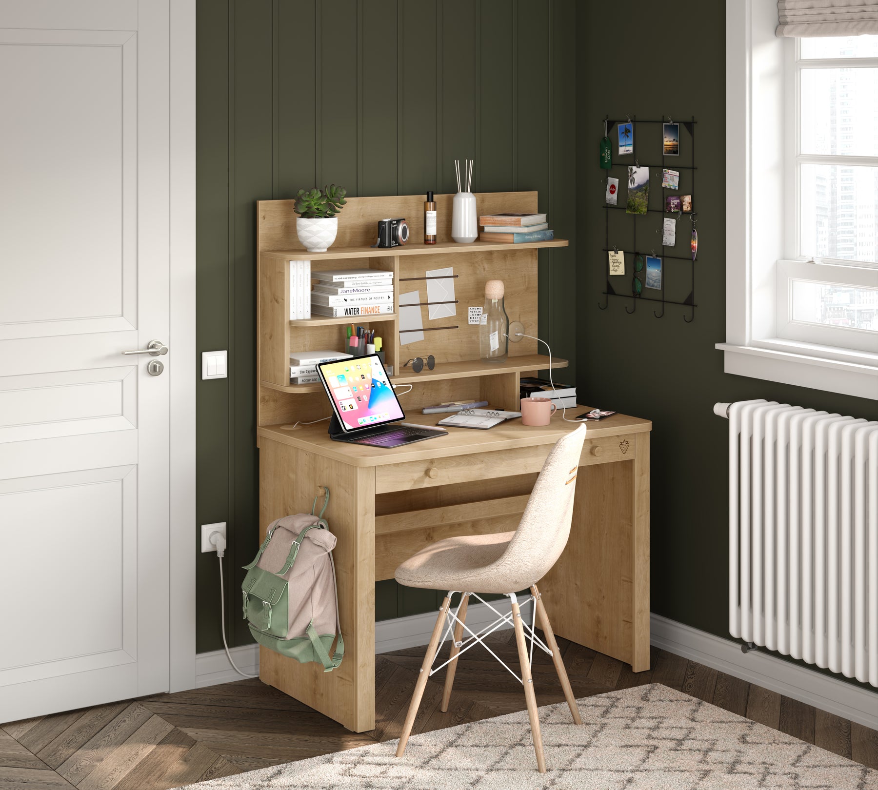 20.30.143_1800x1800 (1) Mocha Small Study Desk with Small Study Unit - Image 1