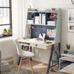 Trio Medium Study Desk with Tall Unit