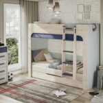 Trio Small Bunk Bed with Drawer 90x200cm
