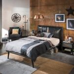 Dark Metal Bed 120x200cm