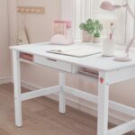 Montes White Study Desk