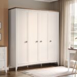 Lapel 4 Doors Wardrobe