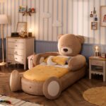 Teddy Bear Bed with Bamboo+ Mattress