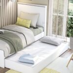 Varia White Pull-Out Bed 90x190cm