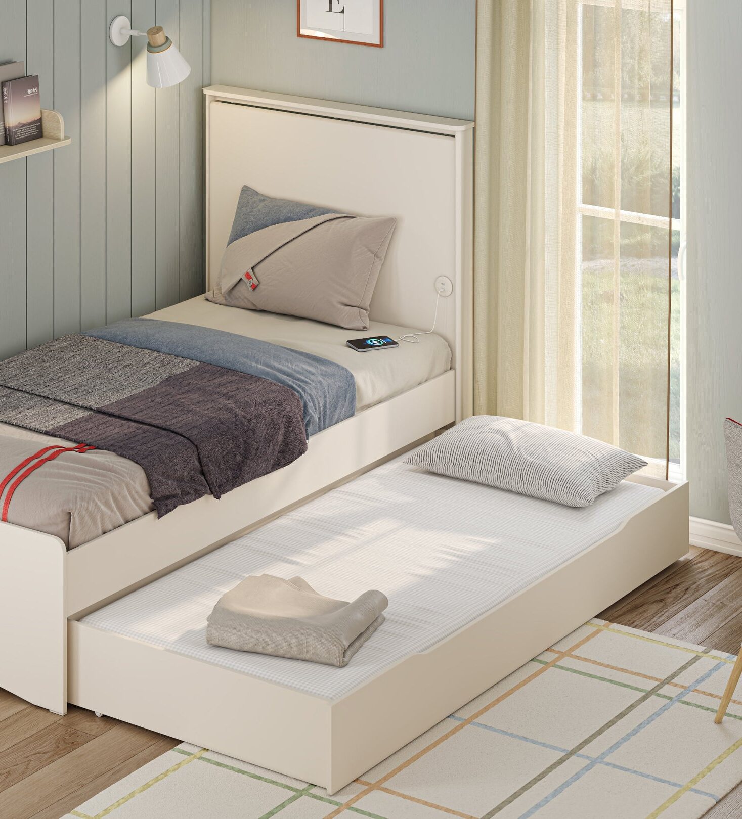 vari-alt-karyola_1800x1800 Varia Cream Pull-Out Bed 90x190cm - Figura 1